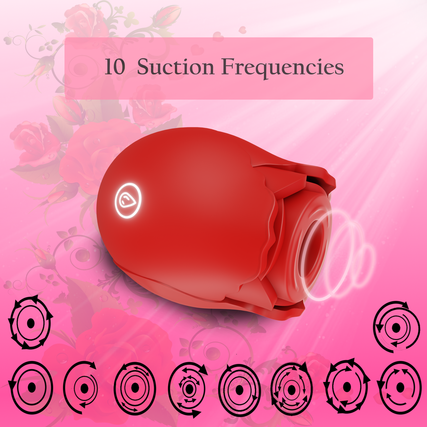 Wine Red Rose Toy